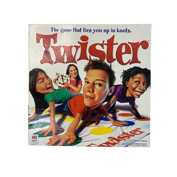 VTG Twister Board Game Milton Bradley Ages 6+ with Mat Spinner Instructions GUC - Picture 11 of 11